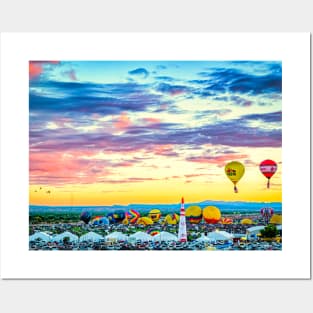 Albuquerque Hot Air Balloon Fiesta Posters and Art